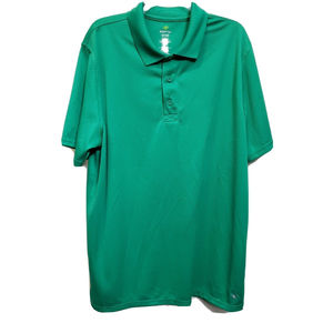 Nordic Track Men’s Golf Polo Shirt Green Polyester Size XLT short sleeve